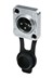 Toon details voor XLR chassis D 3 pin pen nikkel behuizing tincontact IP65 REAN Afbeelding van XLR chassis D 3 pin pen nikkel behuizing tincontact IP65 REAN